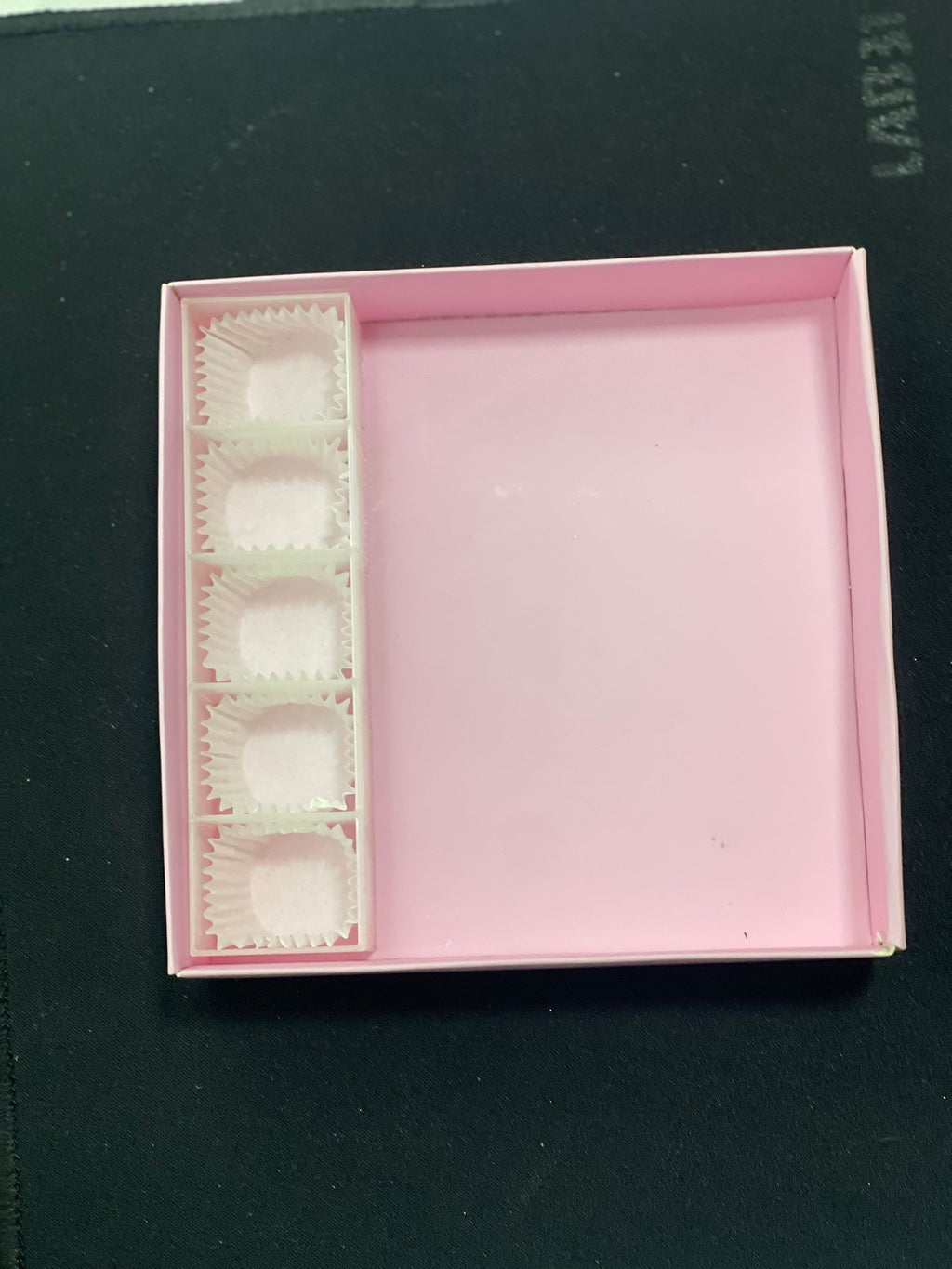 Separatore cinque scomparti per scatola 12x12cm - 10 pezzi