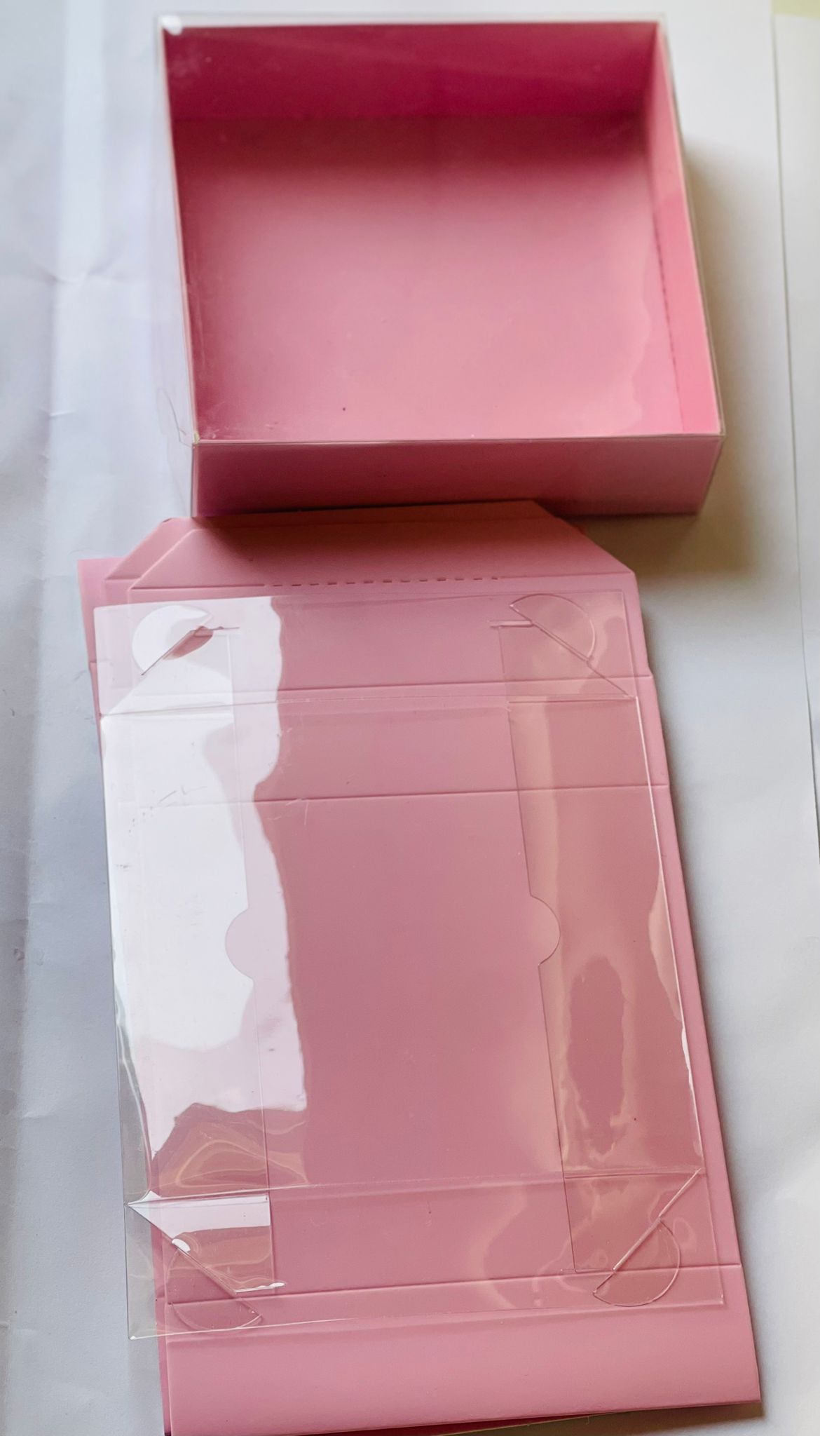 Scatola da regalo rosa 12x12